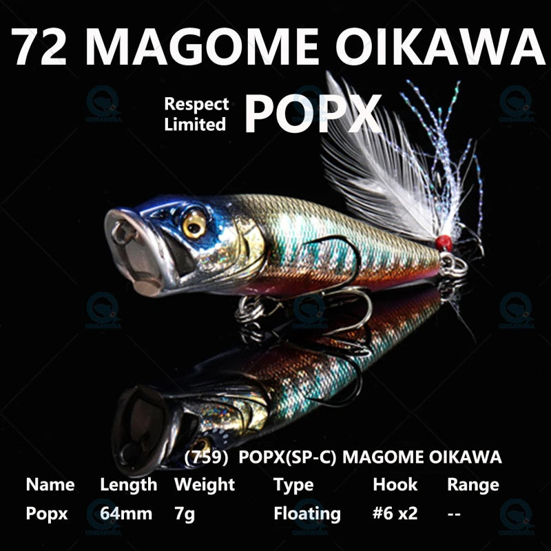 Original JAPAN Megabass Special Limited Color SP-C POPX POP-X Fishing Lure rolling dog walk baitfish BASS LURE Saltwater Sea