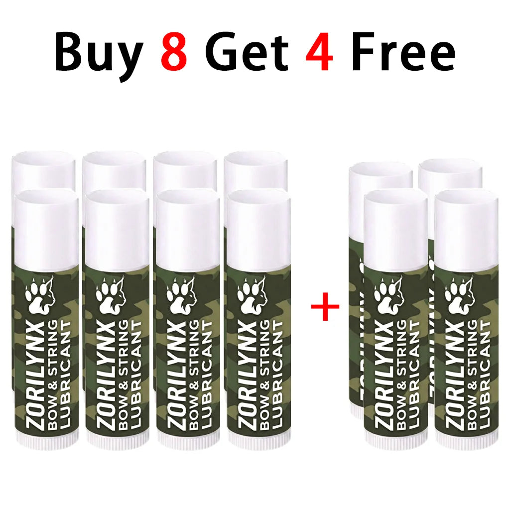 ZORILYNX Archery Bow String Wax Stick Waterproof Lubricator for Longbow Compound Bow Crossbow Prevents Fraying & Conditions