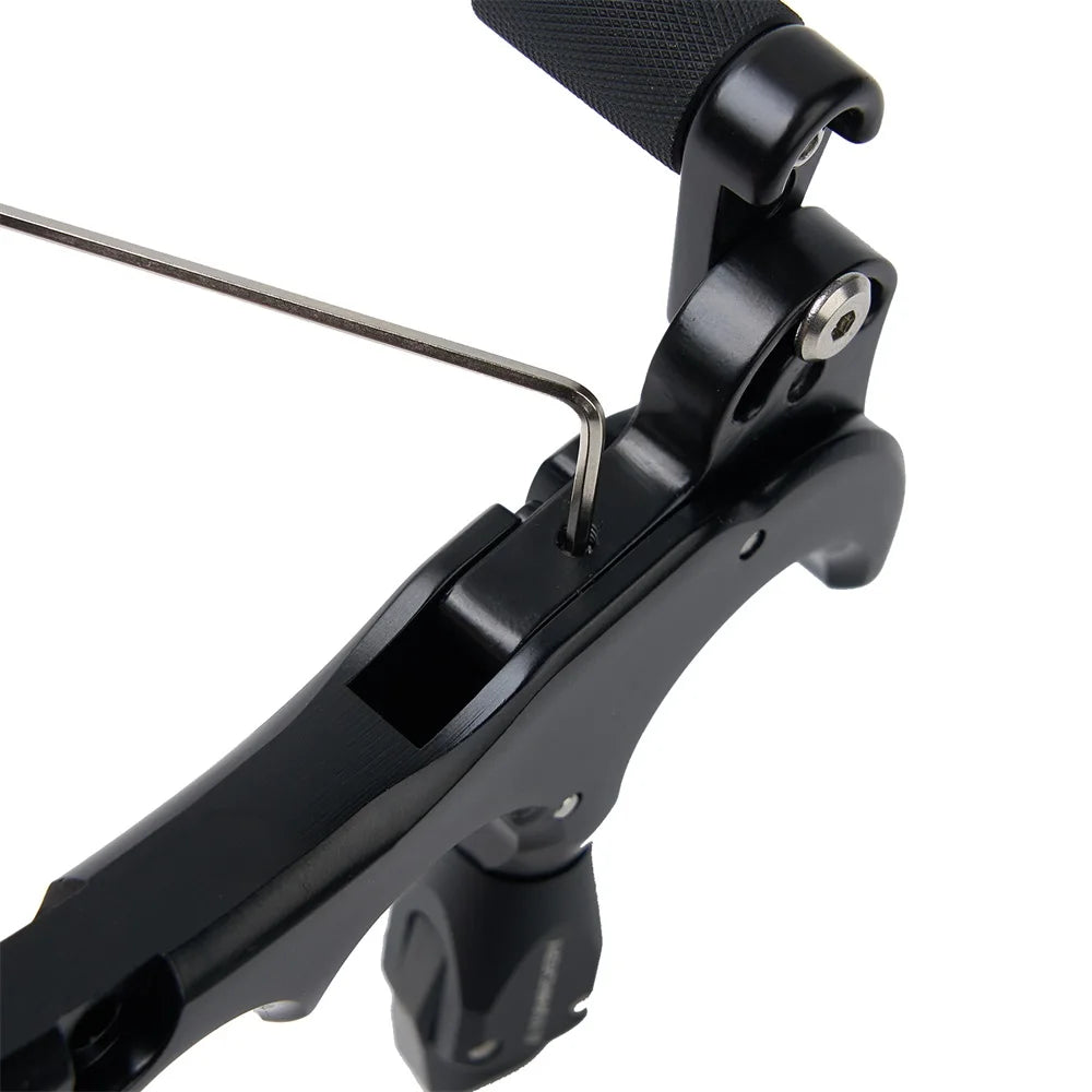 1pc Archery Compound Bow Release Aluminum Alloy Thumb Trigger 360 Degree Rotation Shooting Accessories