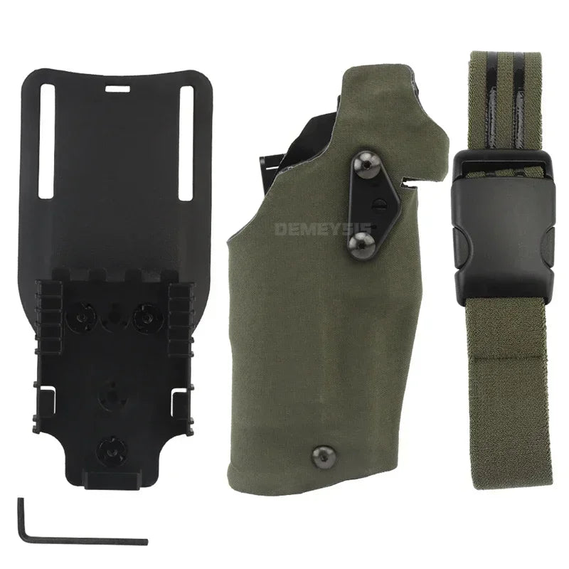 Tactical Holster for G17 Gen4 G19 with X300 X300U Flashlight Quick Locking System Shooting Hunting Pistol Gun Holsters