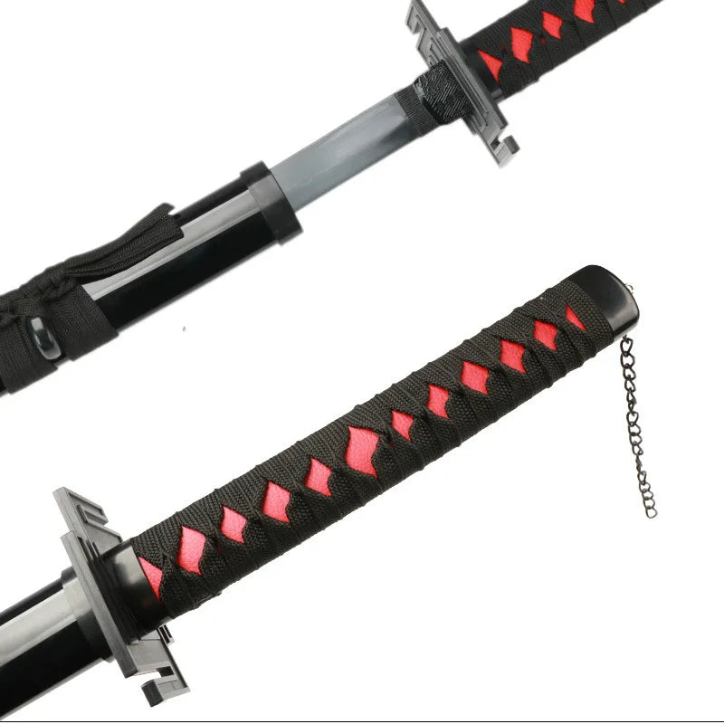 40inch Anime Bleach Katana Wooden Ninja Knife Aizen Ichigo Cosplay Sword Real Size Japanese Katana Original Samurai Sabre Gift