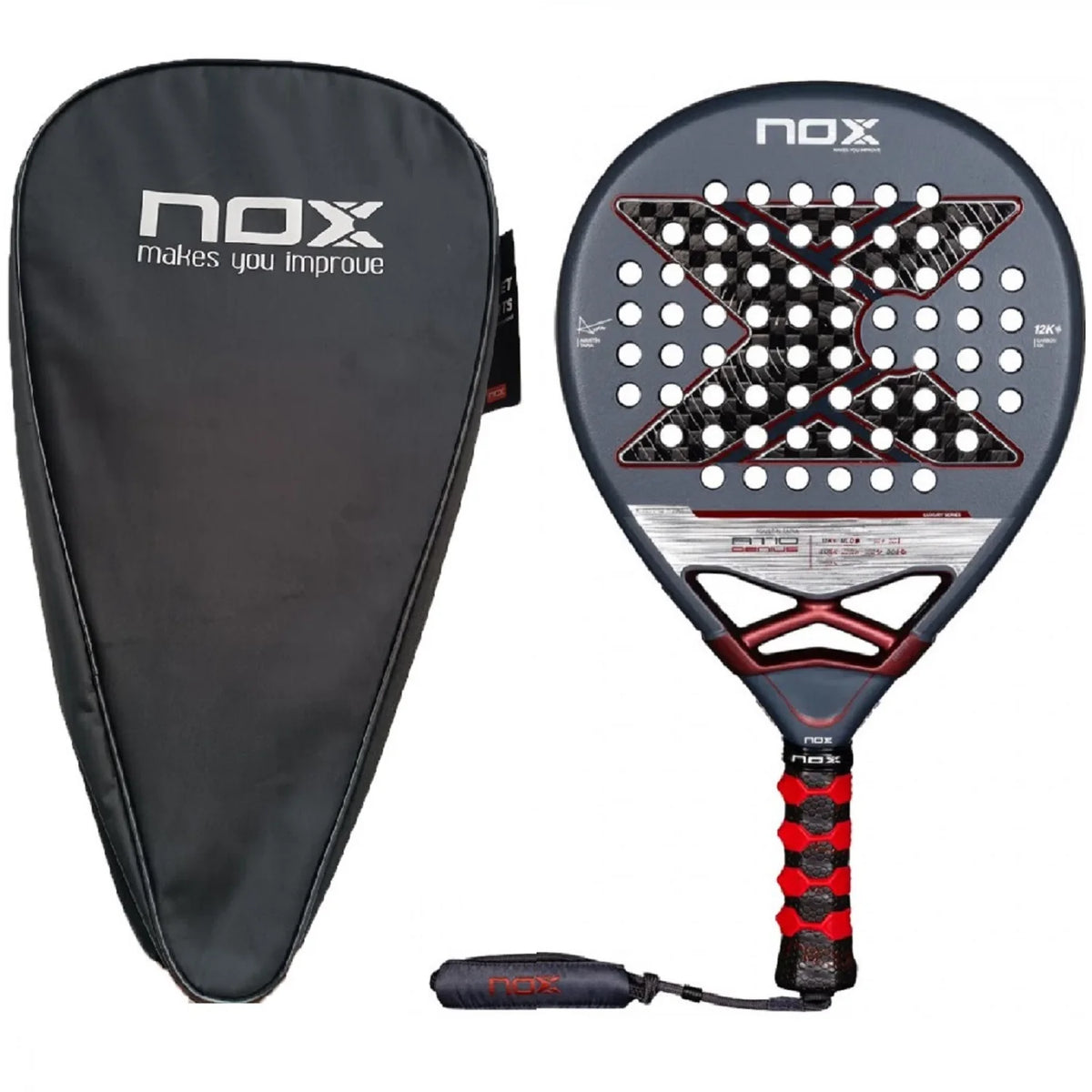 NOX New 2024 2023 2025 Paleta Padel Tennis Rackets Paddle Carbon Fiber EVA Memory Flex Foam Core Lightweight Pop Sports Racquet