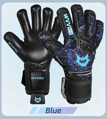 WVVOU Soccer Goalie Gloves for Adults and Youth, High Performance Goalkeeper Gloves with 5 Detachable Finger Saves