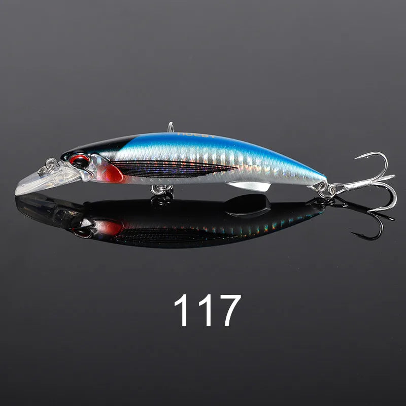 Noeby Heavy Sinking Minnow Fishing Lures 90mm 46g 110mm 60g Long Casting Trolling Wobbler Artificial Bait Saltwater Fishing Lure