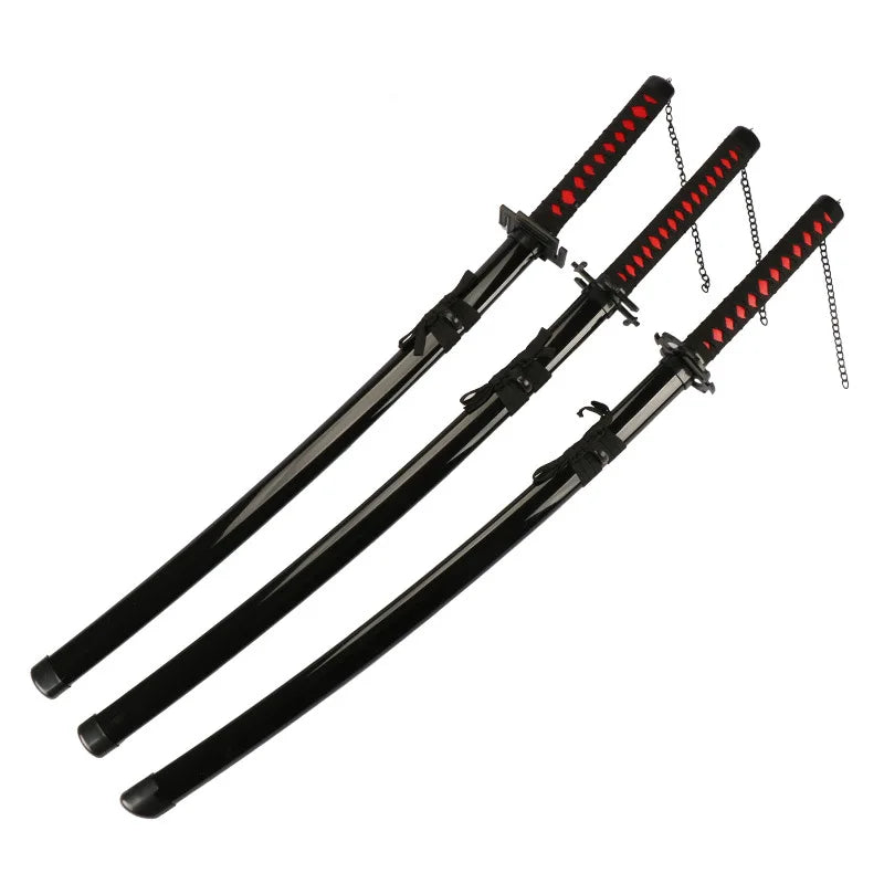 40inch Anime Bleach Katana Wooden Ninja Knife Aizen Ichigo Cosplay Sword Real Size Japanese Katana Original Samurai Sabre Gift