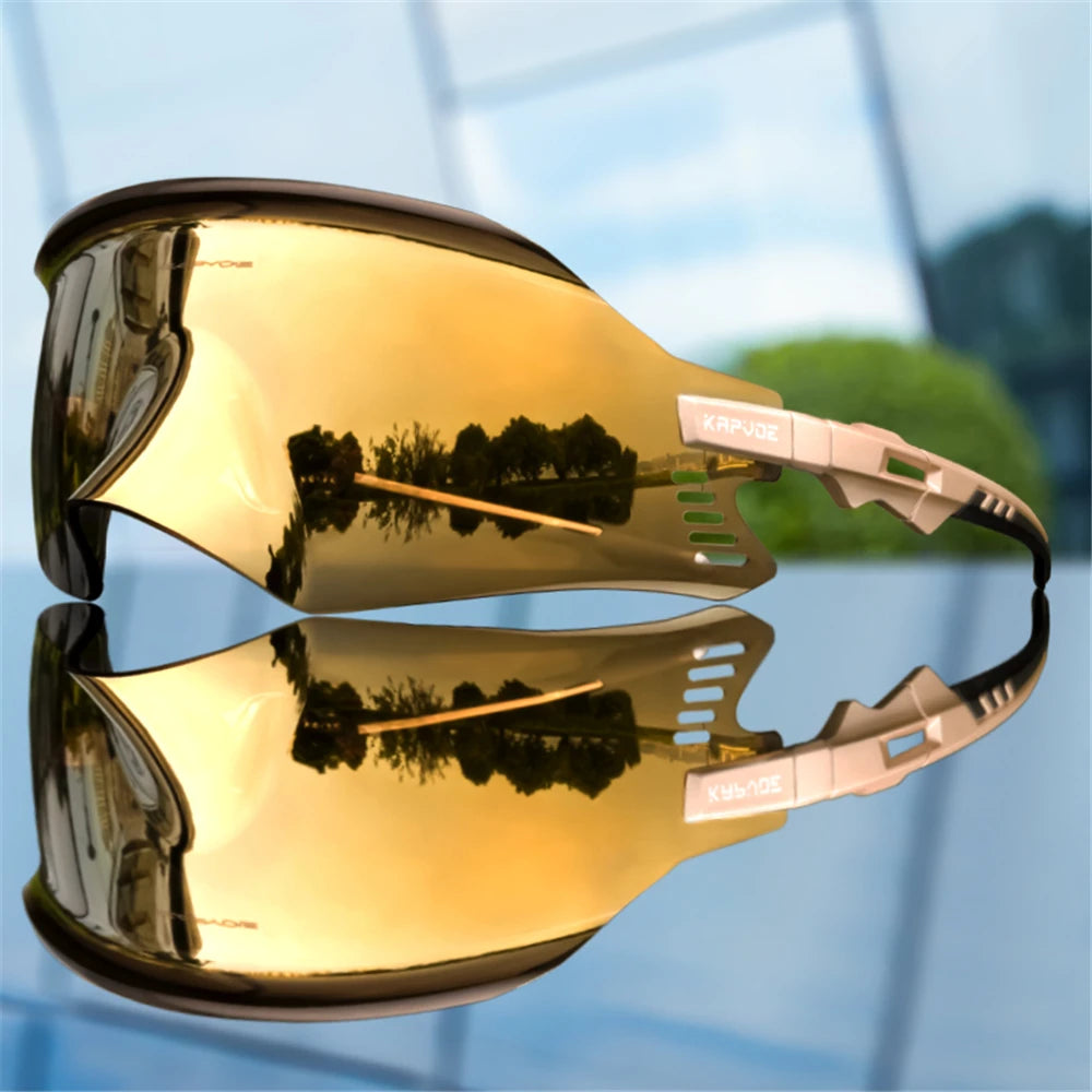 Kapvoe 2026 Men's Hiking Eyewear Cycling Sunglasses MTB Bike Sunglasses UV400 Women Outdoor Sports Goggles Running Glasses