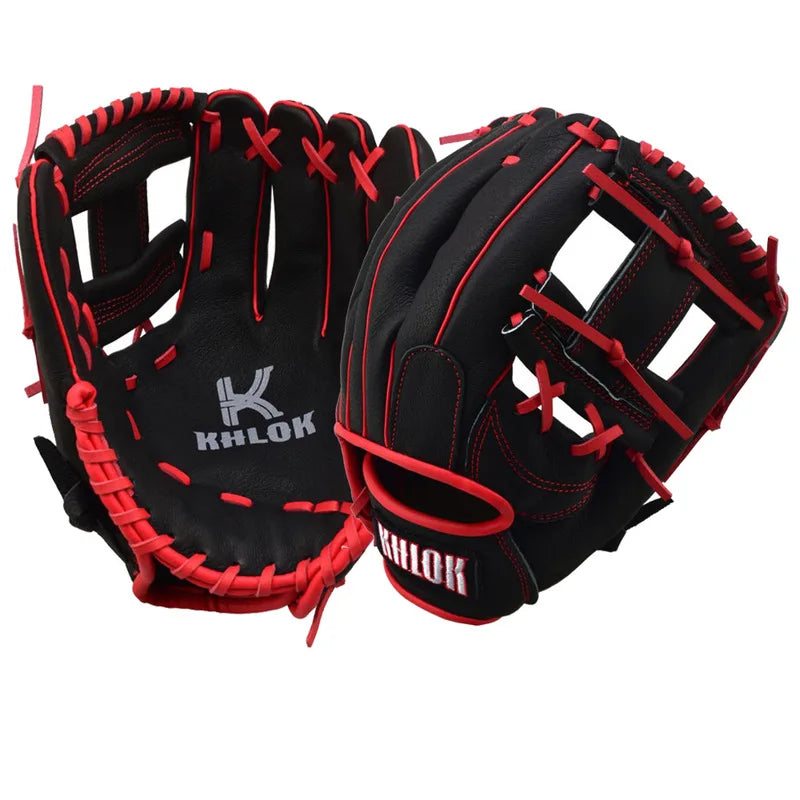 Baseball Glove Pigskin Leather 10.5 12.5 Inch Youth Training