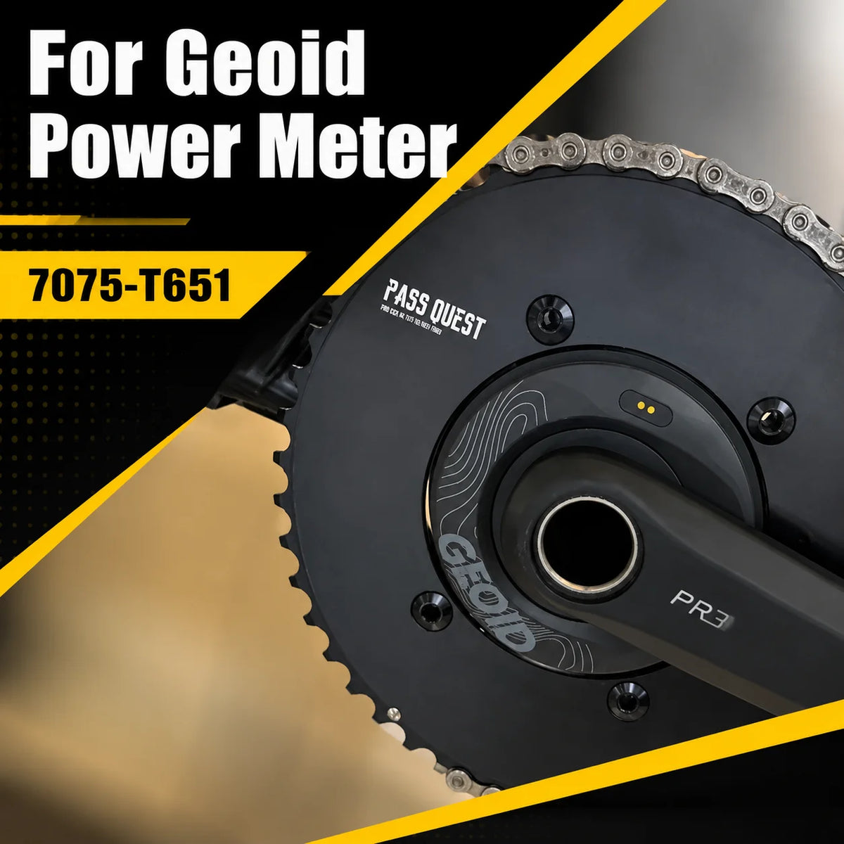 110 Bcd Chainring For Geoid Pm500 Power Meter 4 Bolt Chainring 46 33 50 34t 52 36 53 39 54 40 Aero Chainring 110bcd Double Plate