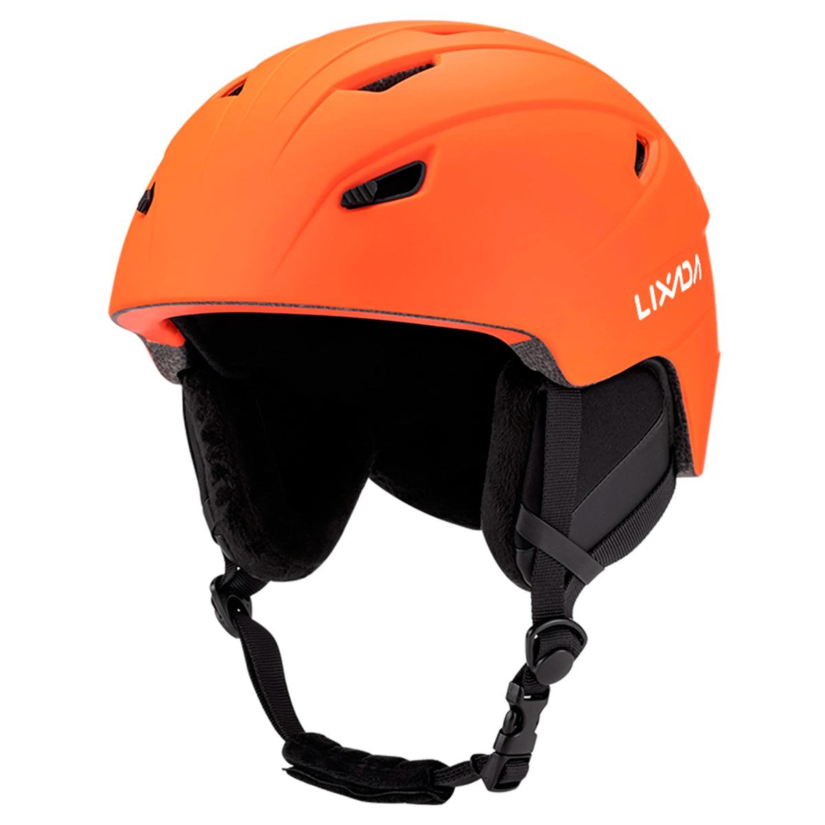 LIXADA Integrated Warm Ski Helmet Adjustable Lightweight Comfortable Snowboard Helmet for Winter Warmer Helmet