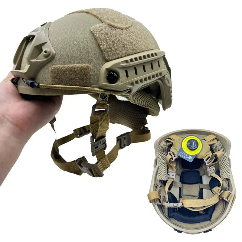 FAST SF Airsoft Helmet Tactical Lightweight ABS Wendy Suspension NVG for CS Paintball Outdoor Training Safety Protective Gear
