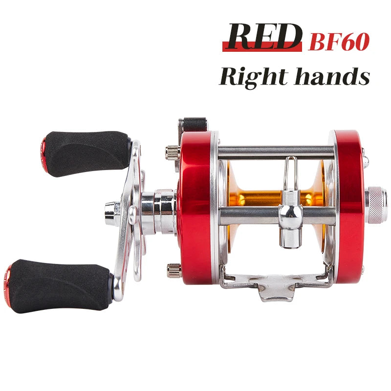 BILLINGS Trolling Drum Fishing Reel 20LB Max Drag 4.2/5.2:1 Gear Ratio CNC Aluminum Spool 6+1 Stainless Steel Bearings Smooth Right Hand Baitcasting Reel for Freshwater Saltwater