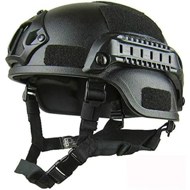 Tactical Full Face Helmet MICH ABS - Detachable Goggles & NVG Bracket for Airsoft CS Outdoor Wargame Protective Gear