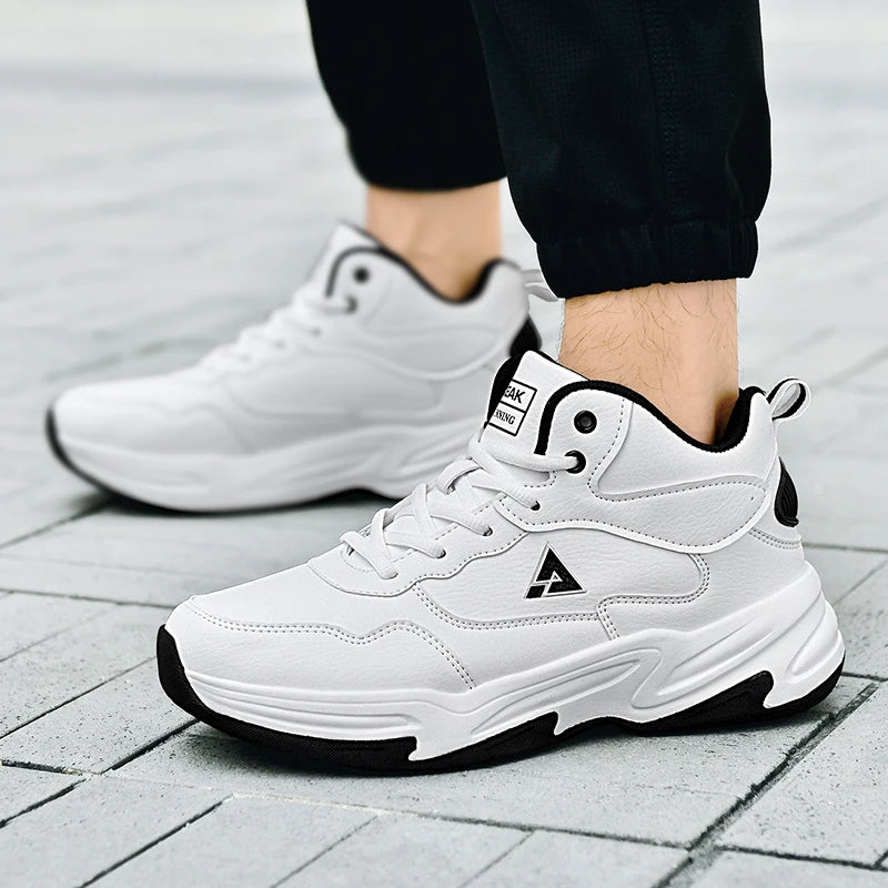 Men's High Quality Plus Size Casual Sneakers Four Seasons Soft Sole Outdoor Breathable Running Shoes Students Light Sports Shoes