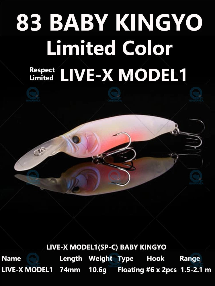 2026.1 NEW Limited COLOR 83 BABY KINGYO RESPECT JAPAN Megabass Fishing Lure BASS Sea Tackle VISION ONETEN JR LBO X-80 JR POPX