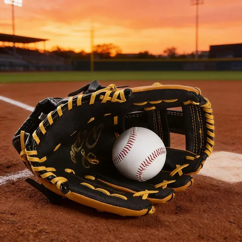Professional Baseball Catcher Gloves 11.5/12.5inch Genuine Leather Softball Training Mitt Youth Adult Outdoor Sports Equipment