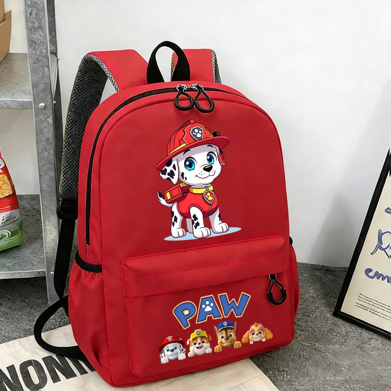 Cute Paw Patrols Student Backpack Boy Girl Back To School Schoolbag Cartoon Chase Skye Teenager Large Capacity Travel Rucksack