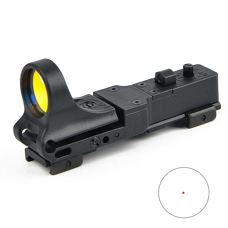 C-MORE Red Dot Sight with Click Switch 2MOA Dot Sight Fit Picatinny Rail Tactical Red Dot Sight