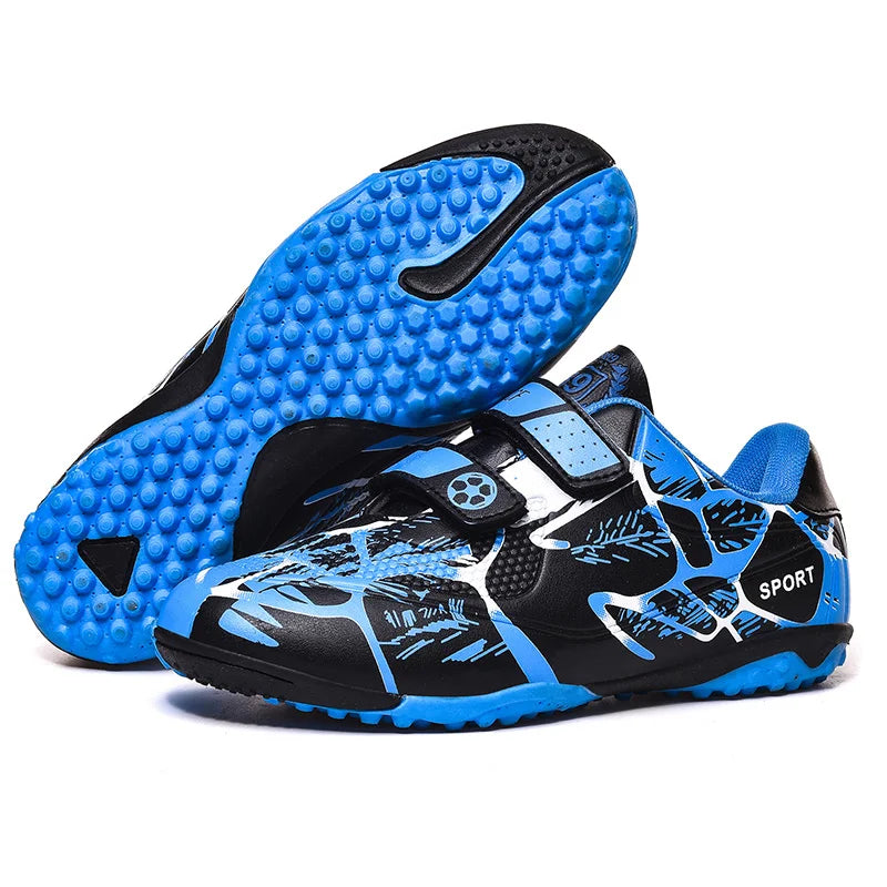 Kids Soccer Shoes FG/TF School Football Boots Boys Girls Cleats Grass Sneakers Child Outdoor Athletic Training Sports Footwear