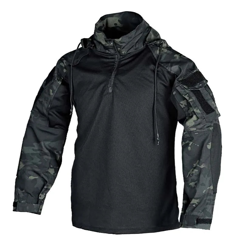 Men Tactical Suits Outdoor Paintball Clothing Uniform Shooting Combat Hiking Uniform Camouflage Shirts Cargo Knee Pads Pants