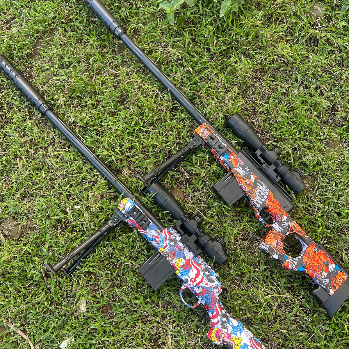 New Awm&M24 Manual Toy Gun Fires 7-8mm Gel Balls, Safe Outdoor Toy for Boys, New Year Gift