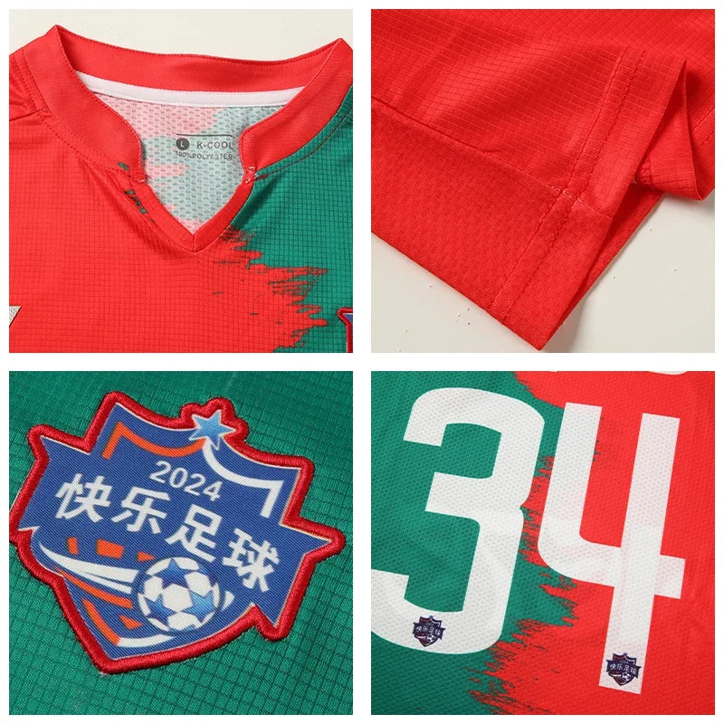 Personalized Sublimation Custom Plus Big Size Soccer Uniforms Football Jerseys Teams Stitched Mens Sets With Embroidered Logo