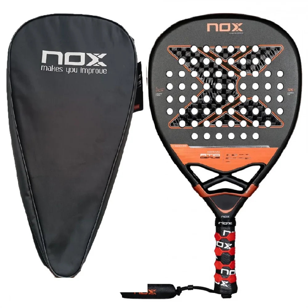 NOX New 2024 2023 2025 Paleta Padel Tennis Rackets Paddle Carbon Fiber EVA Memory Flex Foam Core Lightweight Pop Sports Racquet