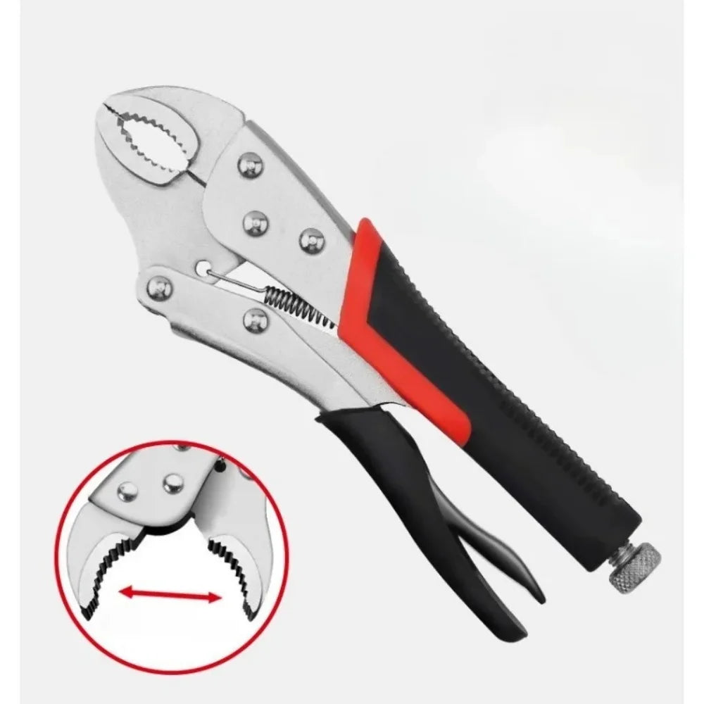 5inch Locking Pliers Lock Pliers Curved Jaw Pliers Straight Long Nose Pliers Multi-function Welding Clamp Tools Universal Pliers