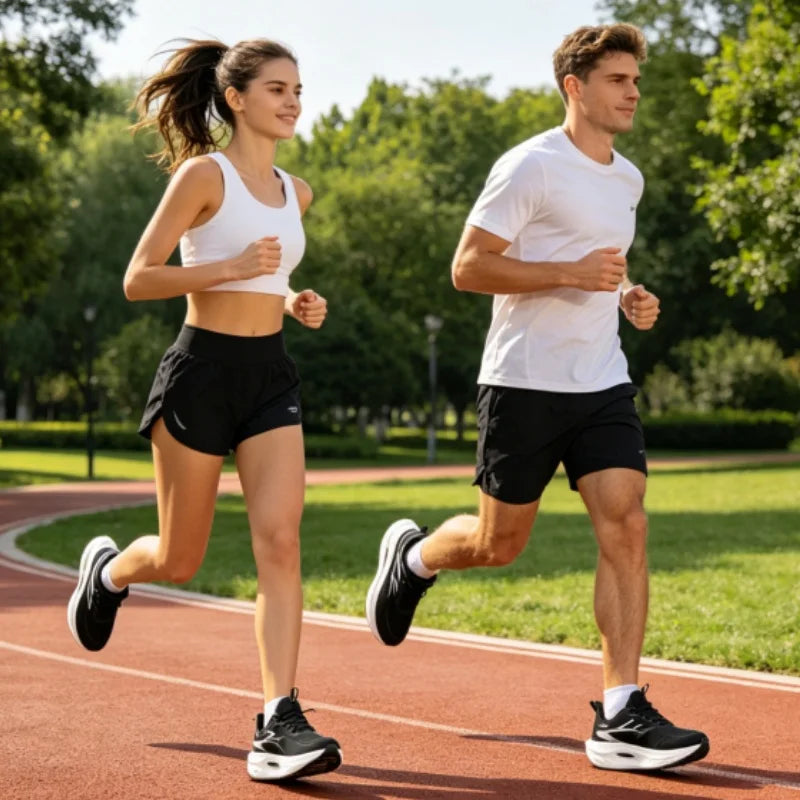 Marathon Running Shoes Men Speciality Sports Carbon Board Breathable Lightweight Women's Comfortable Athletic Nonskid Sneakers