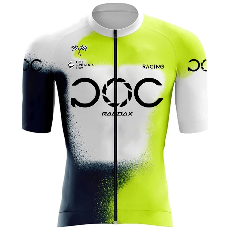 2025 RAUDAX New Men's Cycling Set Road Bicycle Breathable Cycling Suit Bib Shorts Cycling Set Summer Cycling Team Training Suit