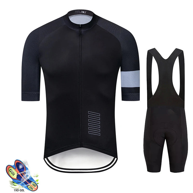 2026 New Pro Team Cycling Jersey Set Men's Summer Bike Mountain Uniform Ropa Ciclismo Maillot Hombre Bicycle Clothing Suit
