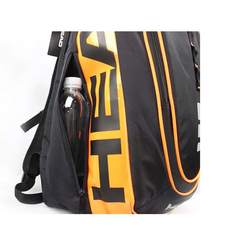 HEAD Original Radical Tennis Backpack Outdoor Sport Bag with Shoe Compartment Raqueta Tenis Racket Bag