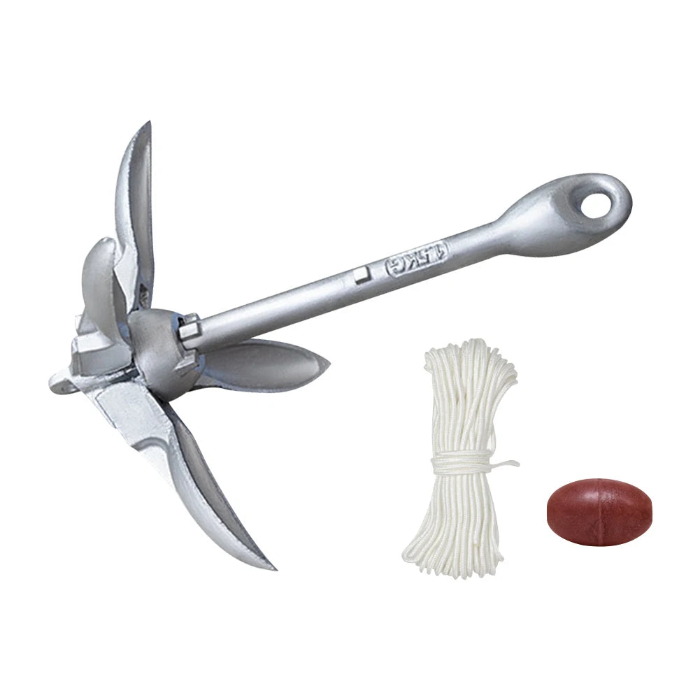 0.7KG 1.5KG Stainless Steel Folding Watercraft Anchor Kayak Marine Canoe Boat Grapnel Raft Fishing Boat Anchor Boat Accessories