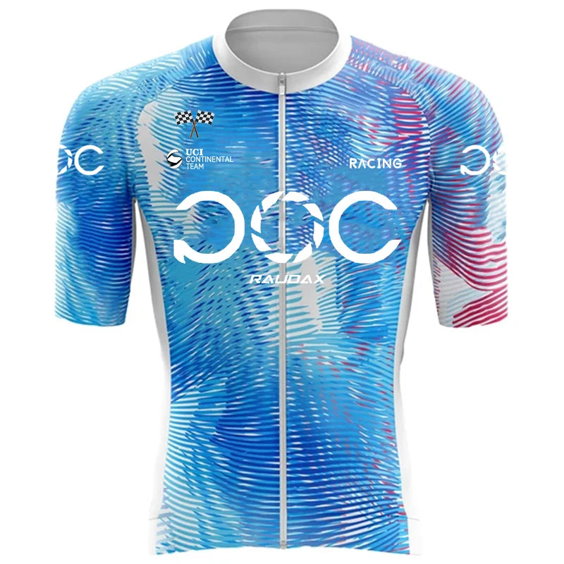 2025 RAUDAX New Men's Cycling Set Road Bicycle Breathable Cycling Suit Bib Shorts Cycling Set Summer Cycling Team Training Suit