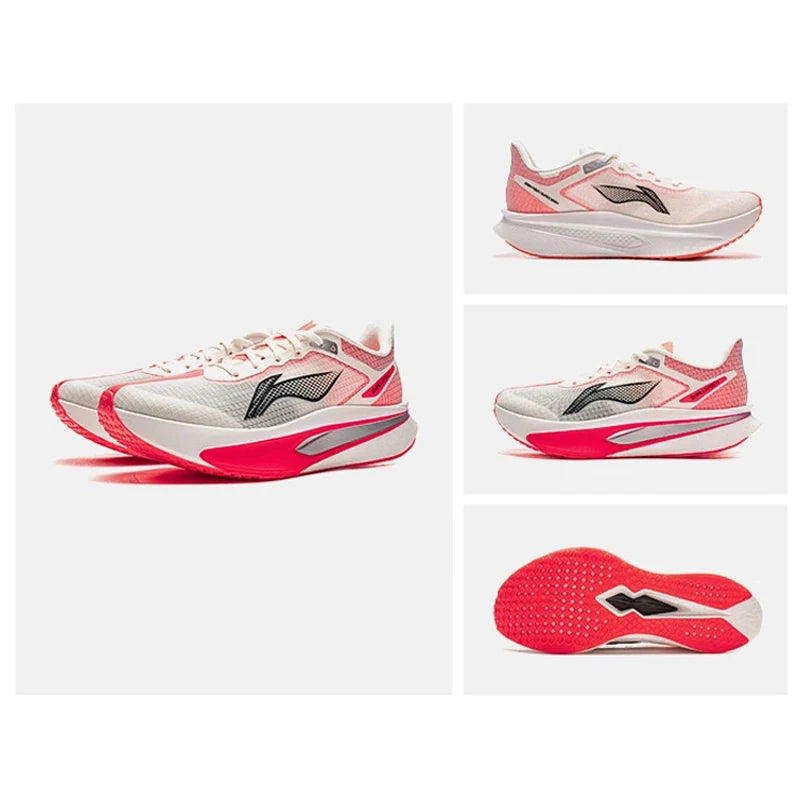 Li-Ning Men's FEIDIAN 6 CHALLENGER Racing Running Shoes SUPER BOOM Lightweight Reflective LiNing Competition Sneakers ARMW003