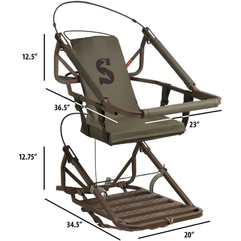 US Shipping Climbing Treestand Portable Steel Hunting Stand