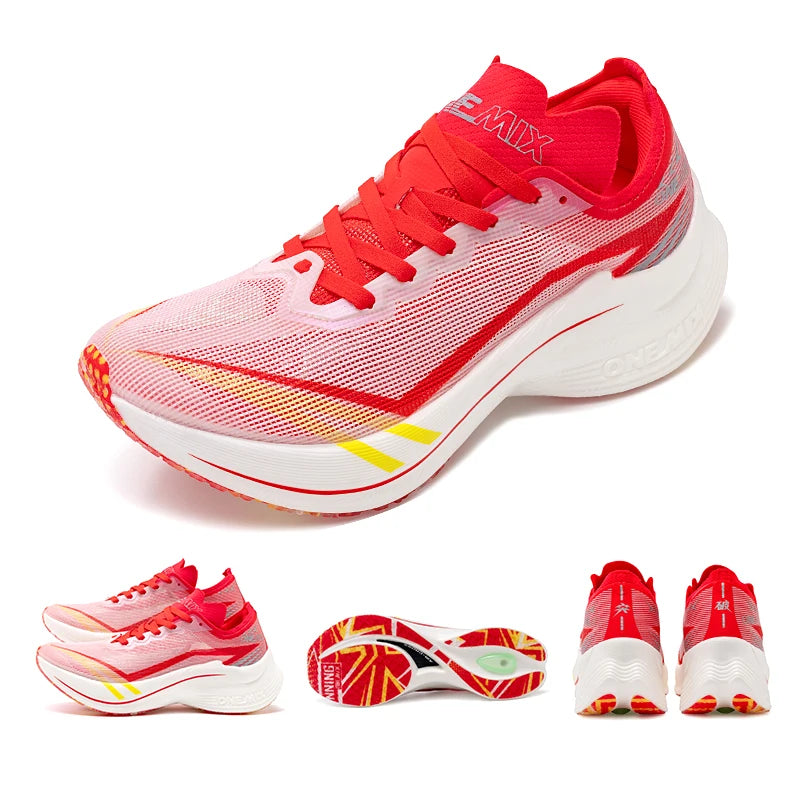 ONEMIX 2026 Tupo New Carbon Plate Marathon Running Shoe Pro Tests Stable Support For Shock-absorbing Ultralight Bounce Sneakers