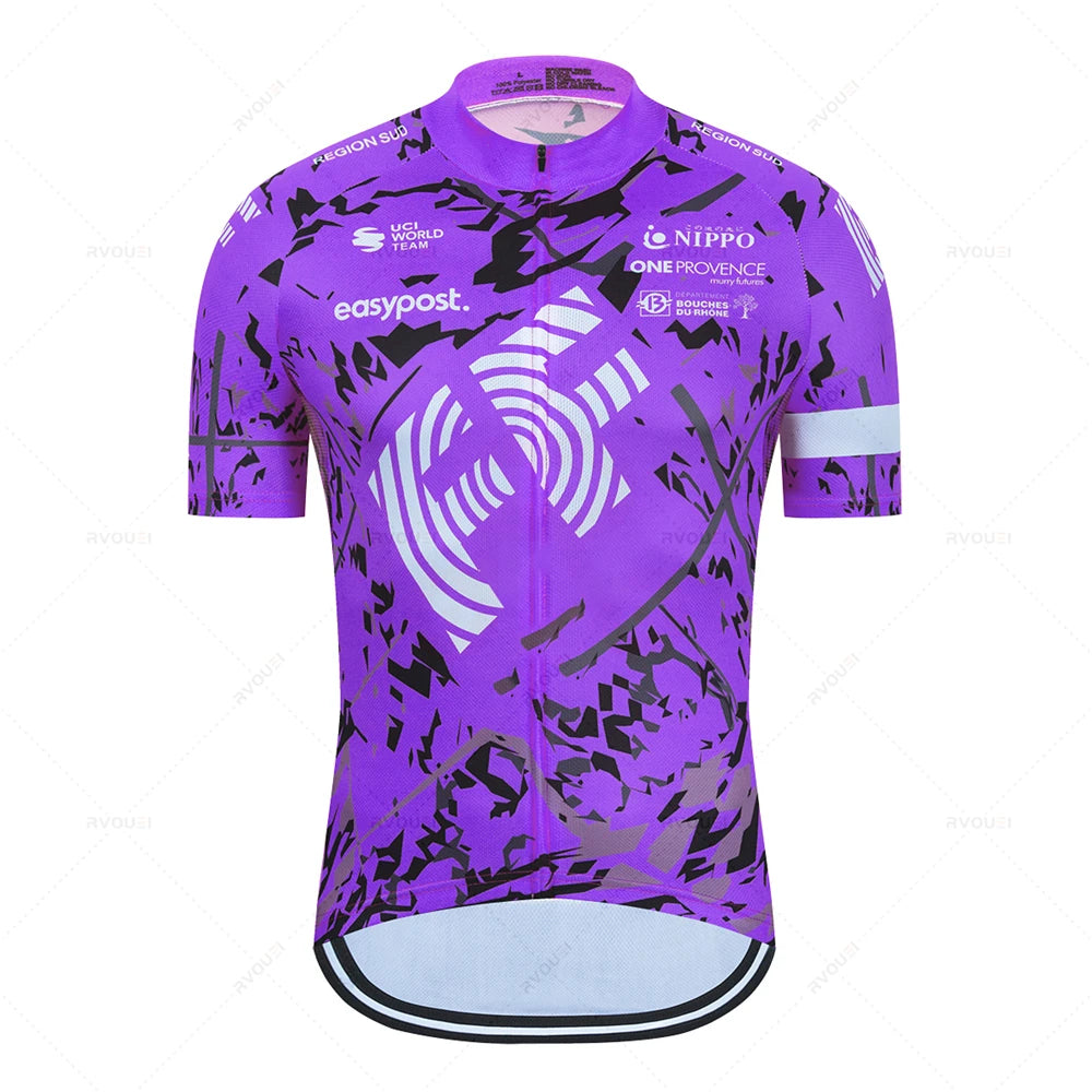 Summer Cycling Clothing 2026 New Team Ropa Ciclismo Hombre Short Sleeve Cycling Jersey Set Mtb Bike Man Uniforme Maillot Bicycle