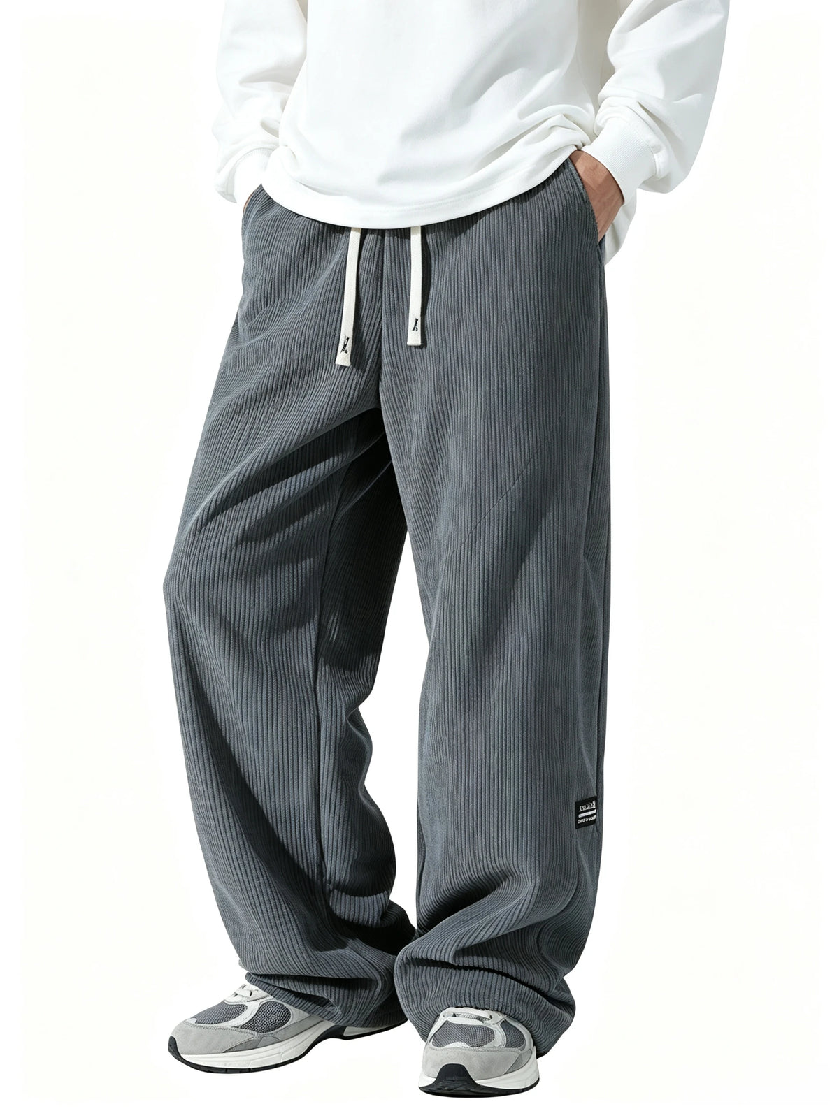 Men's Corduroy Casual Pants Lined and Thickened Men's Clothing Winter Trousers Men's Sweatpants Lower Price Men's Cargo Pants