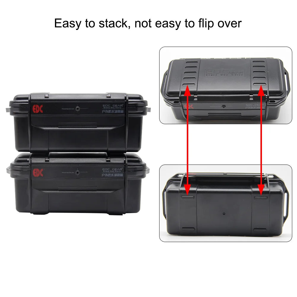 Hunting Ammo Box Water Proof Bullet Storage Pouch EDC Ammo Can Plastic Lightweight High Strength Ammo Accessory Crate