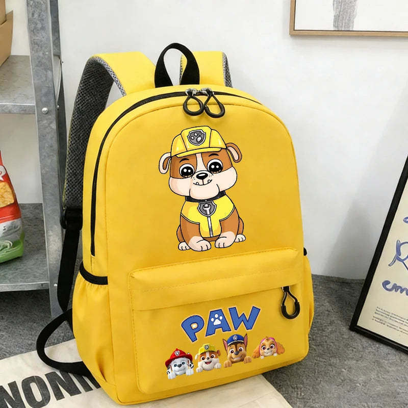 Cute Paw Patrols Student Backpack Boy Girl Back To School Schoolbag Cartoon Chase Skye Teenager Large Capacity Travel Rucksack