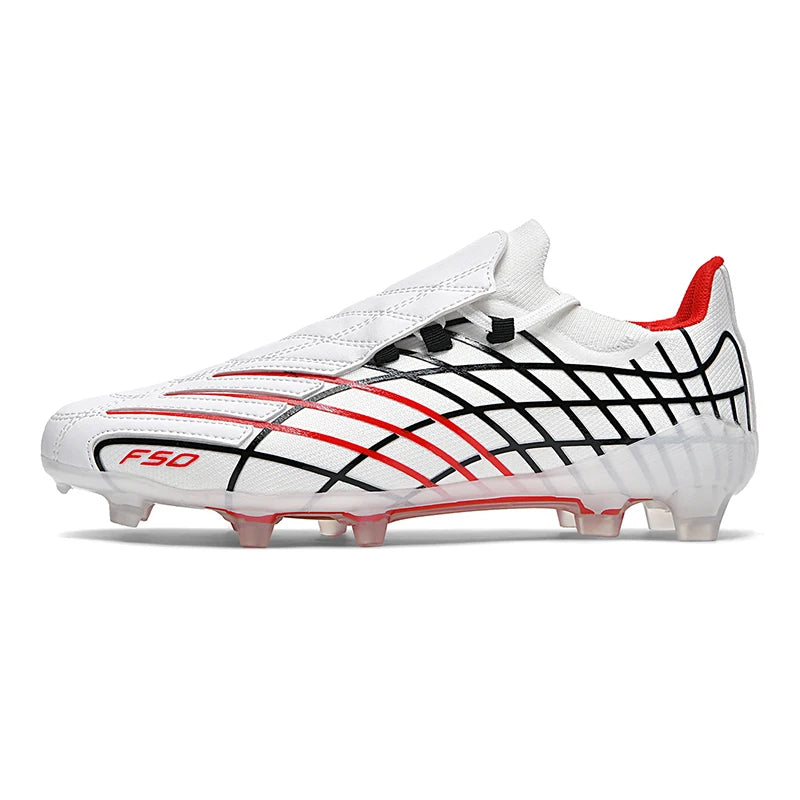 8552 High Quality Mens Soccer Shoes Training F50/FG Outdoor Sport Football Boots Adult Long Spikes Non Slip Match Soccer Cleats