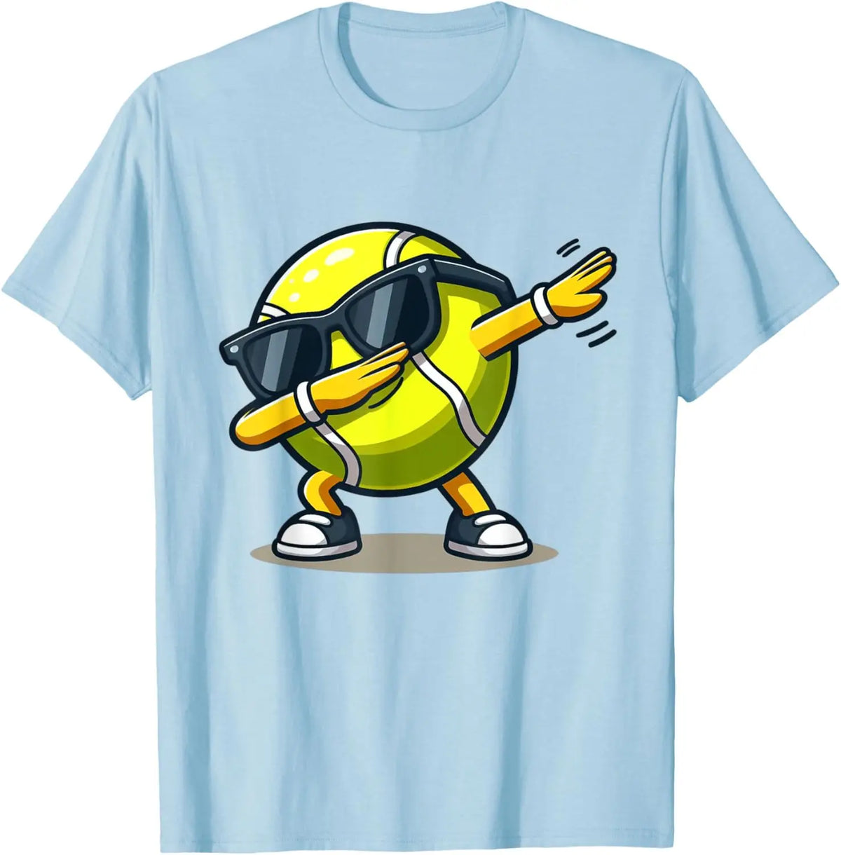Dabbing Tennis Ball Shirt Funny Boys Men Women Sports Player T-Shirt