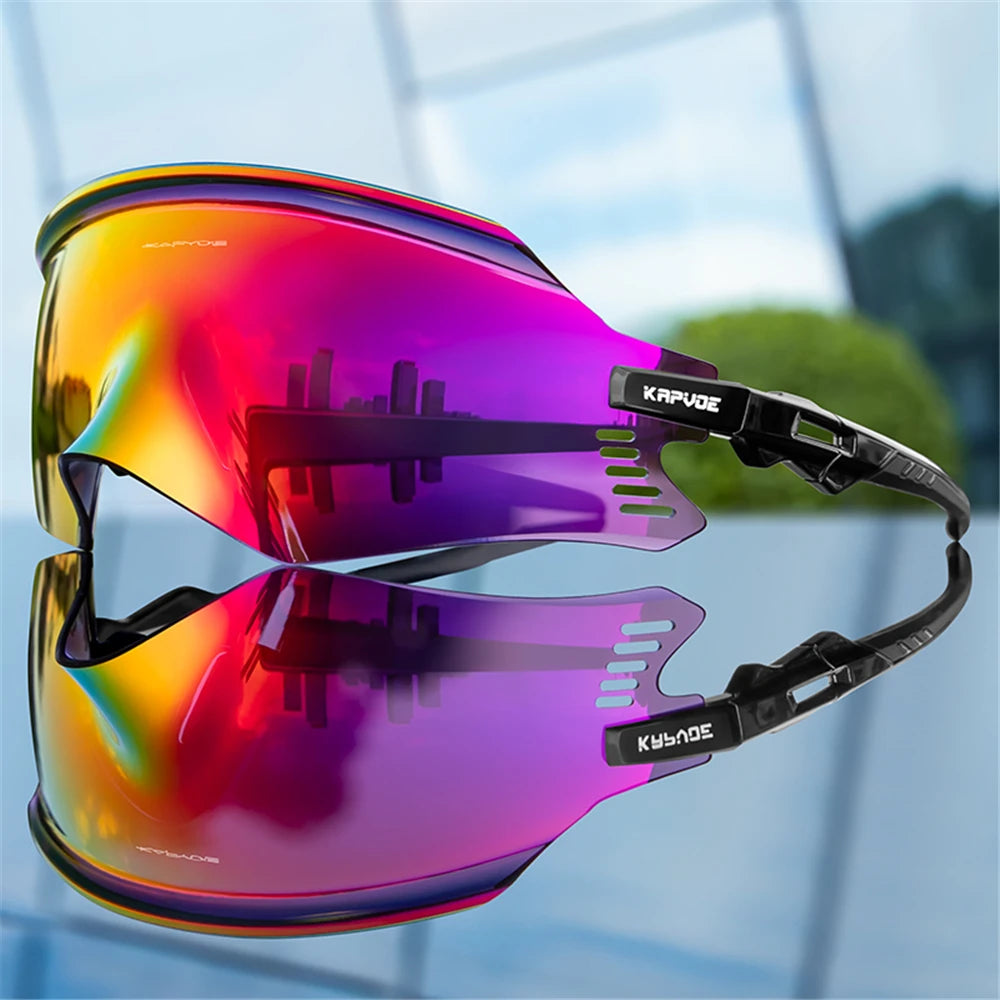 Kapvoe Ski Sunglasses MTB Bike Glasses Riding Snow Goggles Ski Sports Eyewear for Man Women Cycling Glasses Skiing Eyewear