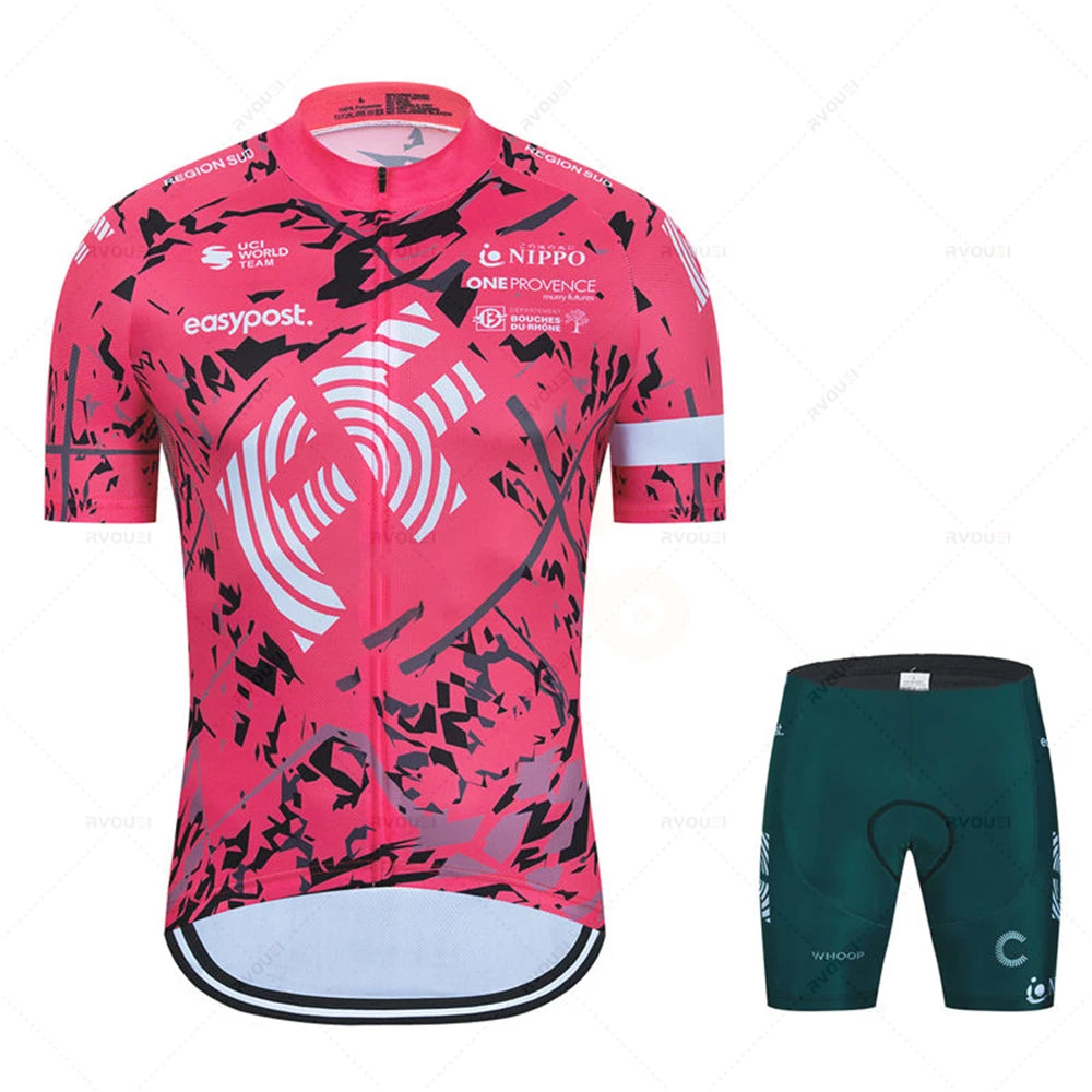 Summer Cycling Clothing 2026 New Team Ropa Ciclismo Hombre Short Sleeve Cycling Jersey Set Mtb Bike Man Uniforme Maillot Bicycle