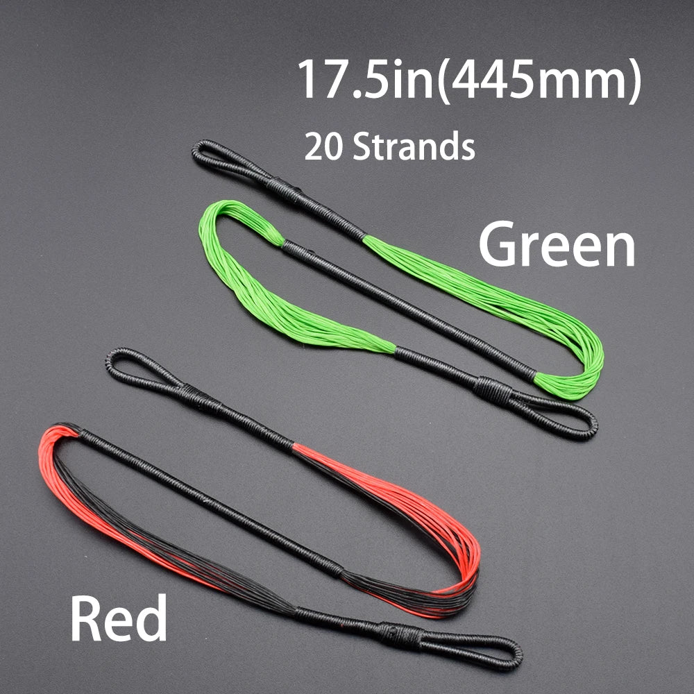 Archery Bowstring Crossbow String Replacement String Hmpe 1600d Bowstring Material For Adder Ek R9 And Others Red/green
