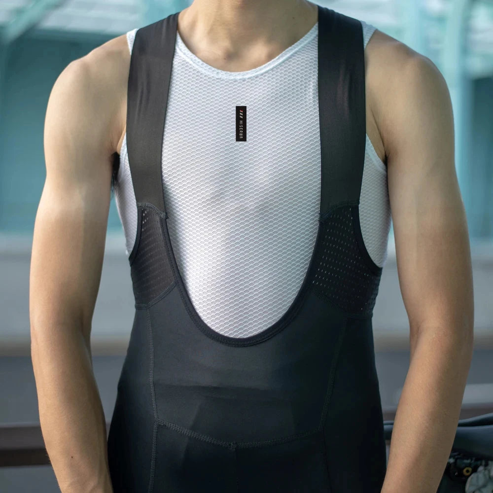 HISERWA Cycling Base Layer Men Summer Cycling Undershirt MTB Road Bike Underwear Breathable Quick Dry Mesh Bicycle Cycle Vest
