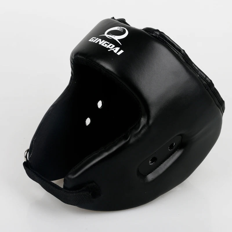 Black Blue Red MMA Helmet Adult Male Female Fighting Muay Thai Kick Boxing Training Helmet Safety Headgear Sanda Protector Guard
