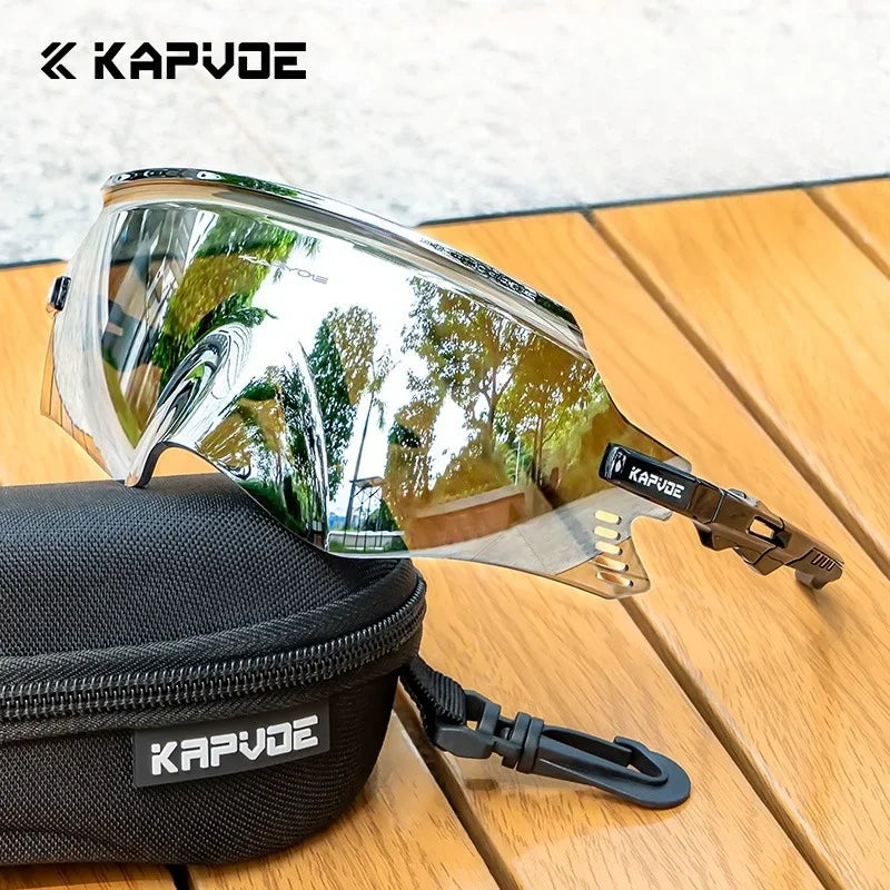 Kapvoe 2026 Men's Hiking Eyewear Cycling Sunglasses MTB Bike Sunglasses UV400 Women Outdoor Sports Goggles Running Glasses