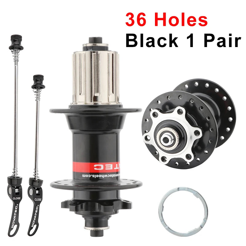 NOVATEC Mountain Bike Hub D041SB D042SB 32/36 Holes Mtb Bushing for 8/9/10/11 Speed MTB Disc Brake Hub  Mtb Hubs 32H 36H