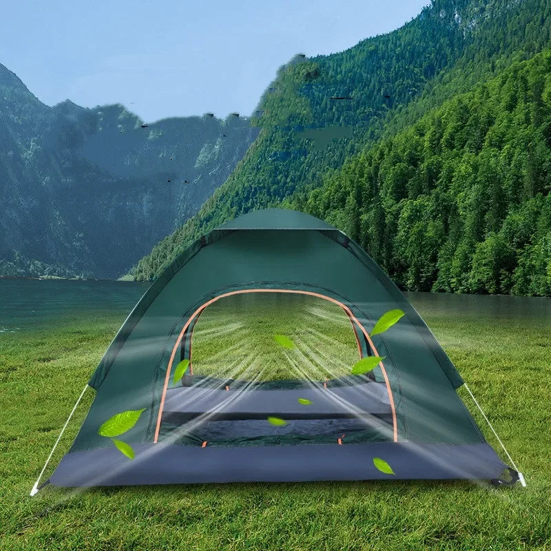 2-3Person Outdoor Pop Up Tent Waterproof Automatic Camping UV Protection Tents Llightweight Instant Setup Tourist Sun Shelter